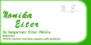 monika eiter business card