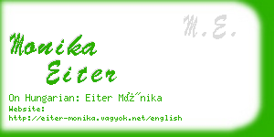 monika eiter business card